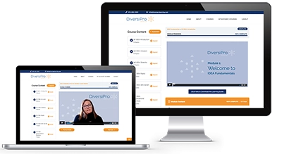 DiversiPro Learning LMS mockup